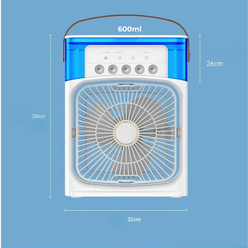 Ventilador Portátil AeroFrost - Novek