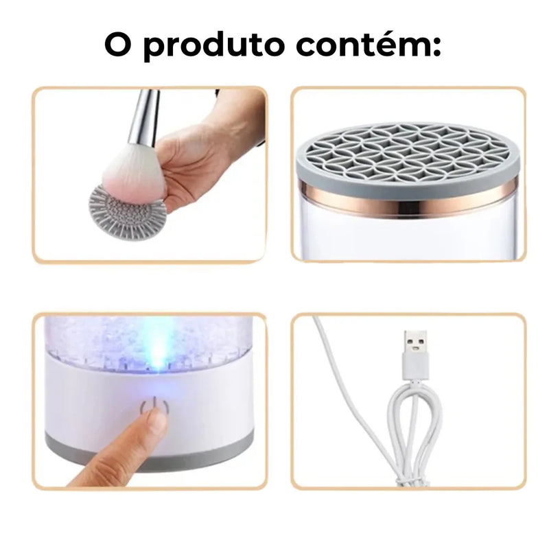 PureBrush Limpador Elétrico de Maquiagem - Novek