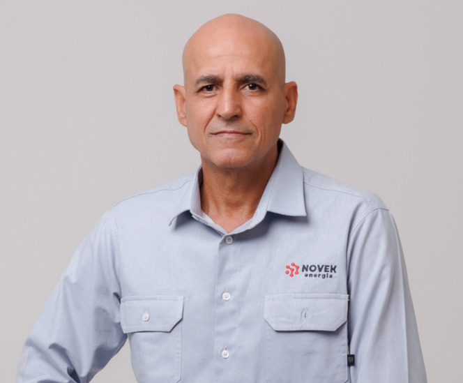 Foto de Márcio Brandão, Supervisor Técnico da Novek Energia