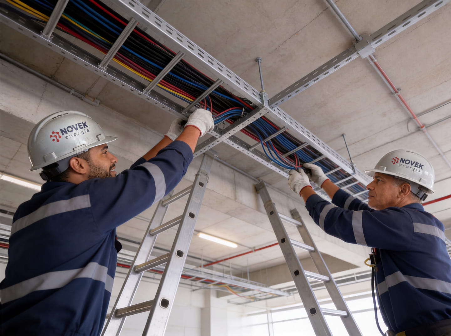 Instalações elétricas prediais e sistema SPDA pela Novek Energia